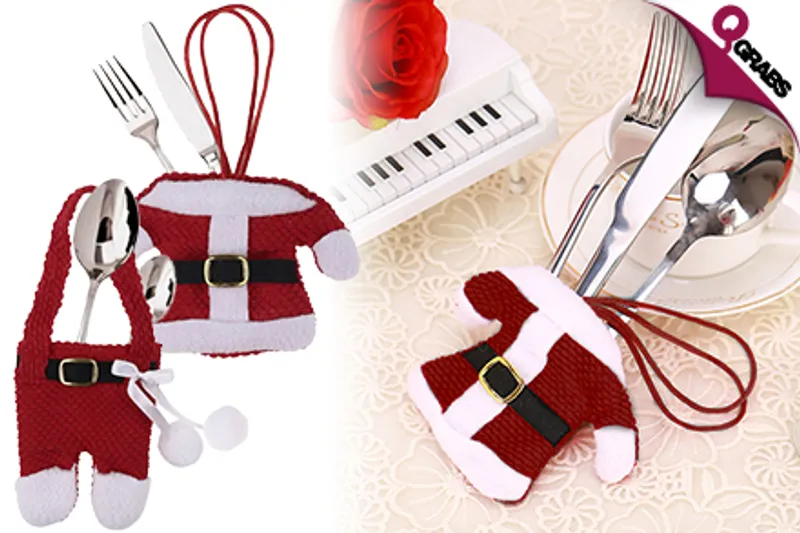From QR25, Decorate in Christmas Cheer with Holiday-Themed Wall Hooks, Cutlery Holders OR Napkin Rings! (Up to QR130 Value)